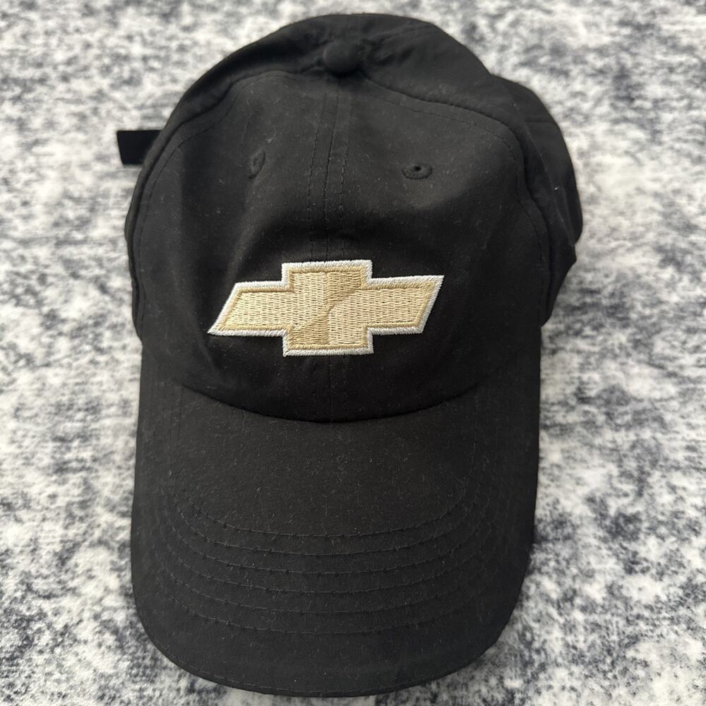 Official Chevy Chevrolet Hat American Revolution Black Baseball Logo Genuine